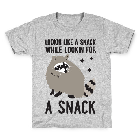 Lookin For A Snack Raccoon Kids T-Shirt