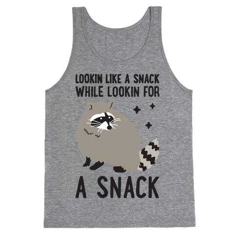 Lookin For A Snack Raccoon Tank Top