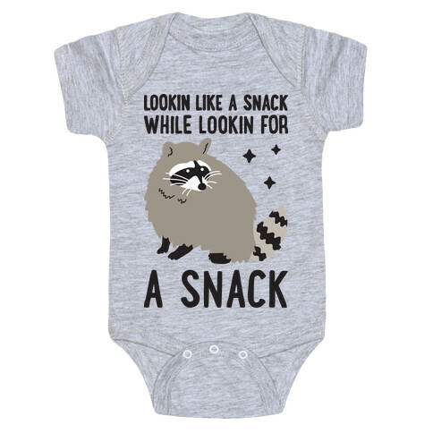 Lookin For A Snack Raccoon Baby One-Piece