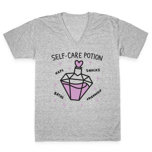 Self-Care Potion V-Neck Tee Shirt