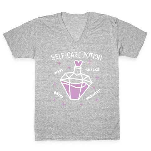 Self-Care Potion V-Neck Tee Shirt