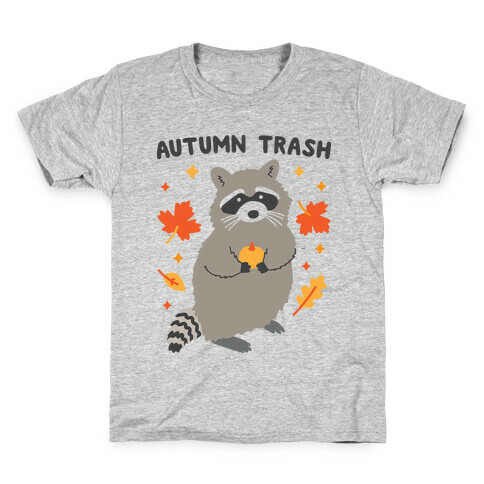 Autumn Trash Raccoon Kids T-Shirt