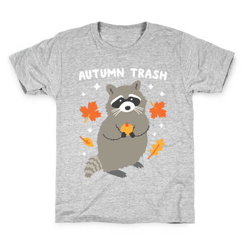 Autumn Trash Raccoon Kids T-Shirt