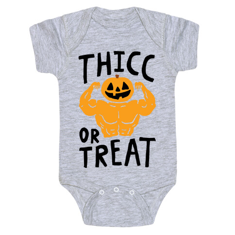 Thicc Or Treat Halloween Baby One-Piece