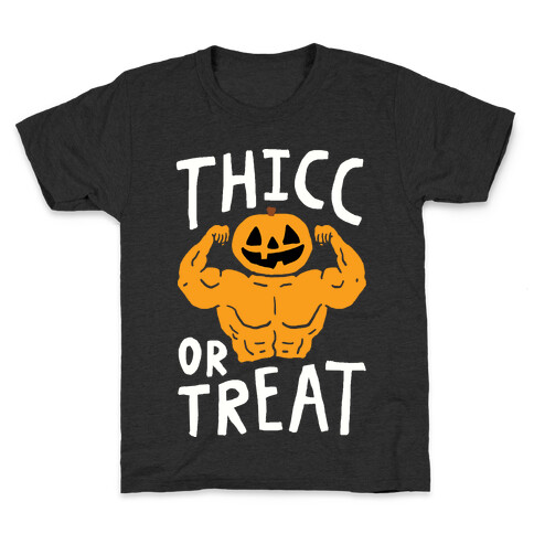 Thicc Or Treat Halloween Kids T-Shirt