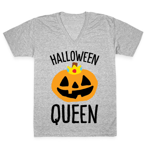 Halloween Queen V-Neck Tee Shirt