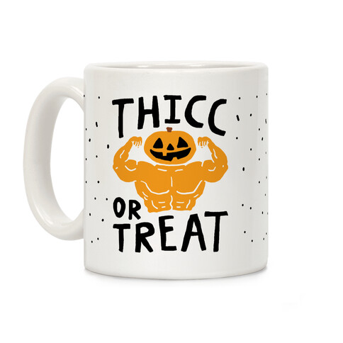 Thicc Or Treat Halloween Coffee Mug