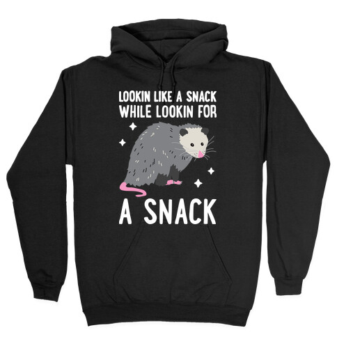 Lookin For A Snack Opossum Hooded Sweatshirt