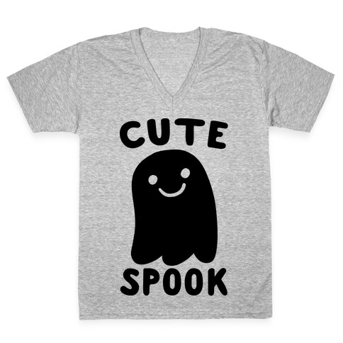 Cute Spook - Ghost V-Neck Tee Shirt