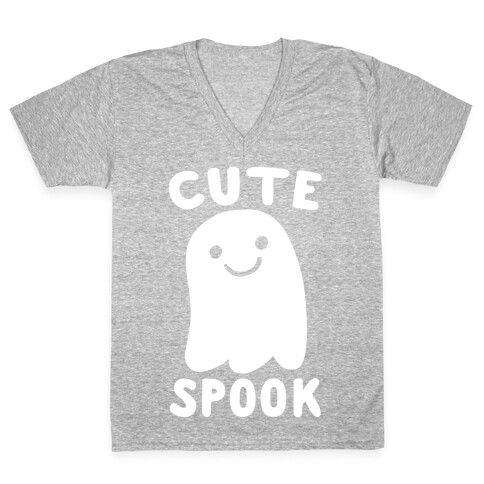 Cute Spook - Ghost V-Neck Tee Shirt