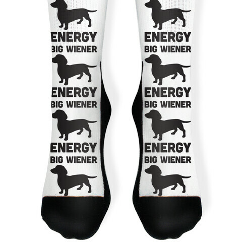 Big Wiener Energy Dachshund Sock