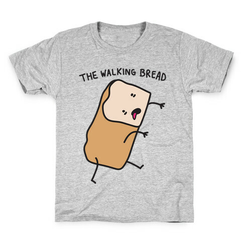 The Walking Bread Parody Kids T-Shirt