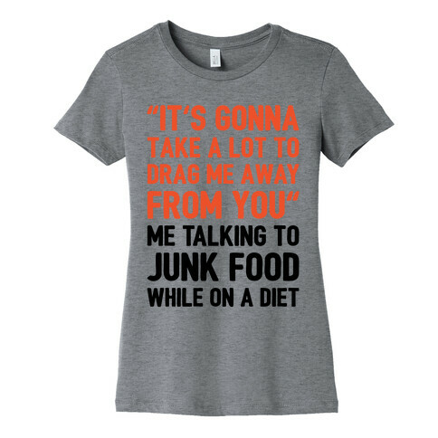 Toto Africa Junk Food Parody Womens T-Shirt