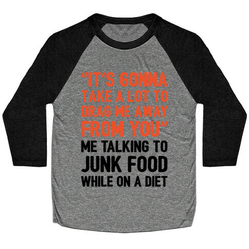 Toto Africa Junk Food Parody Baseball Tee