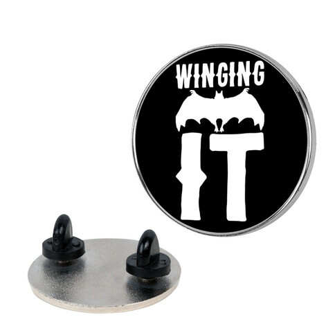 Winging It Bat  Pin