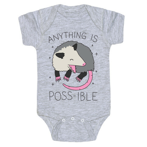 Anything Is Poss-ible Opossum Baby One-Piece