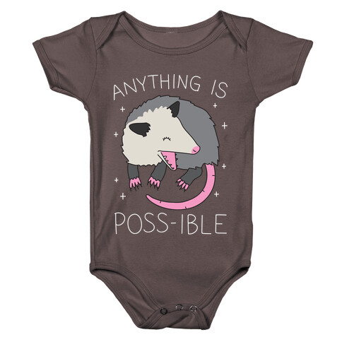Anything Is Poss-ible Opossum Baby One-Piece