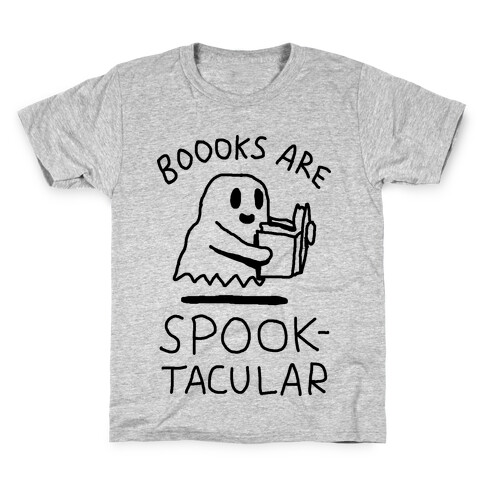 Boooks Are Spooktacular Ghost Kids T-Shirt