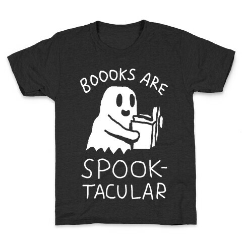 Boooks Are Spooktacular Ghost Kids T-Shirt