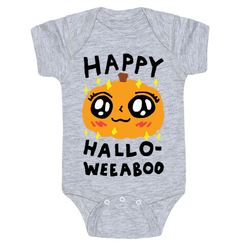 Happy Hallo-Weeaboo Pumpkin Baby One-Piece