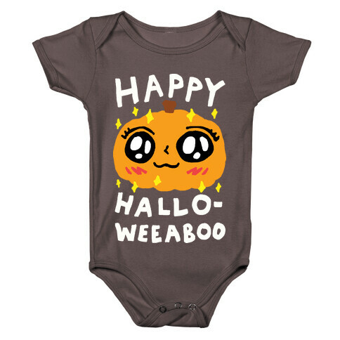 Happy Hallo-Weeaboo Pumpkin Baby One-Piece