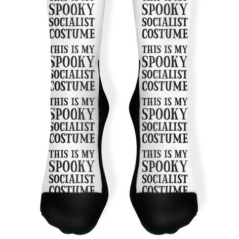 This Is My Spooky Socialist Costume Sock