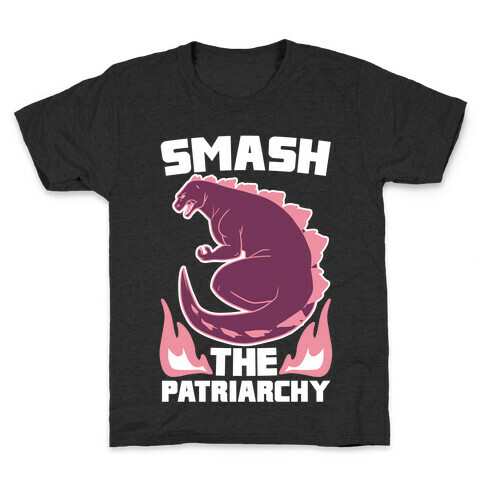 Smash the Patriarchy - Godzilla Kids T-Shirt