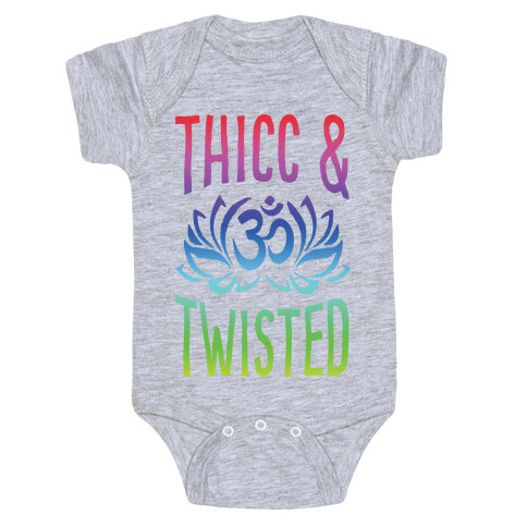 Thicc And Twisted Yoga Baby One-Piece