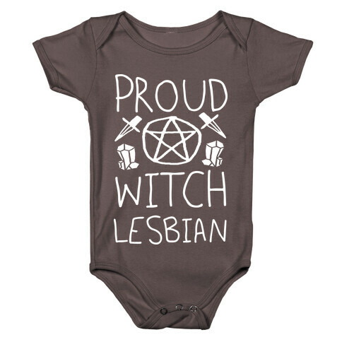 Proud Witch Lesbian Baby One-Piece