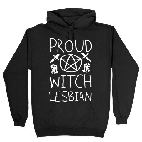 Proud Witch Lesbian Hooded Sweatshirt