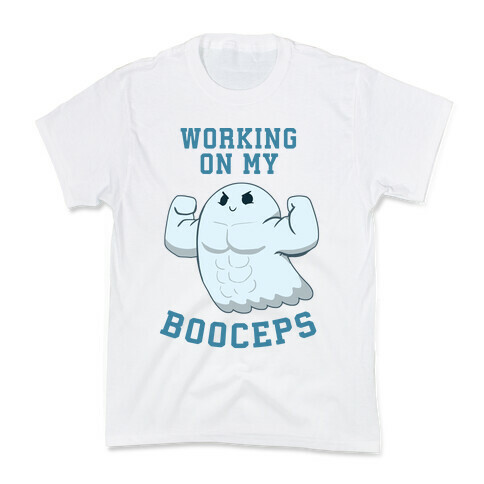 Working On My Booceps Kids T-Shirt