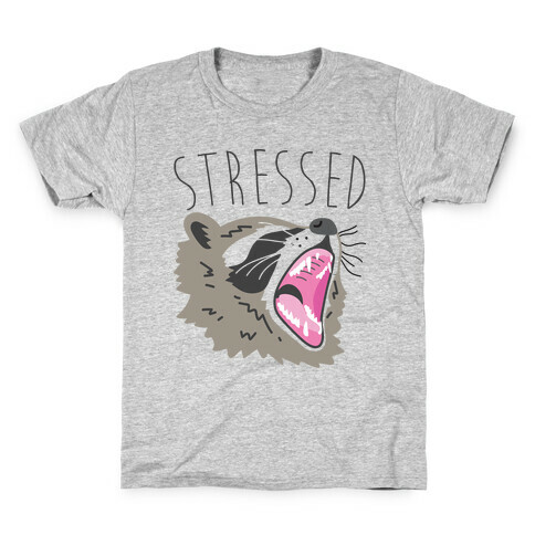 Stressed Raccoon Kids T-Shirt