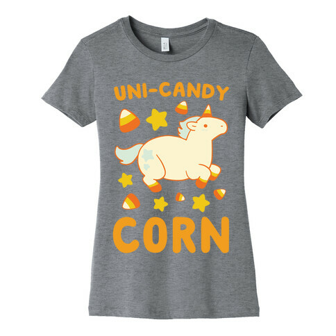 Uni-Candy Corn Womens T-Shirt