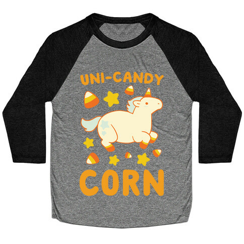 Uni-Candy Corn Baseball Tee