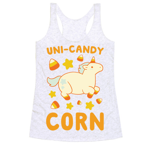 Uni-Candy Corn Racerback Tank Top