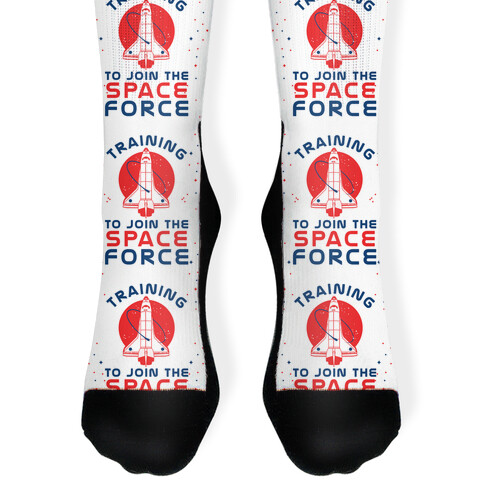 Training to Join the Space Force Sock