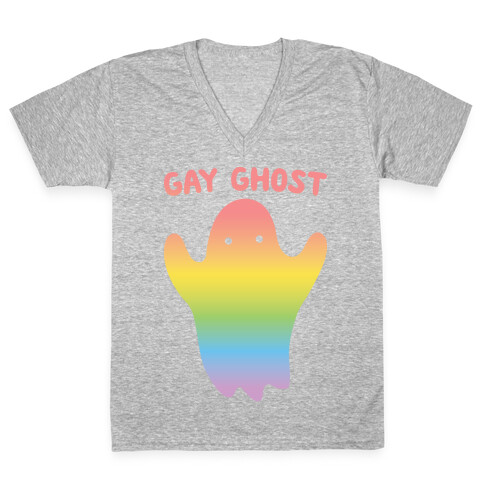 Gay Ghost V-Neck Tee Shirt