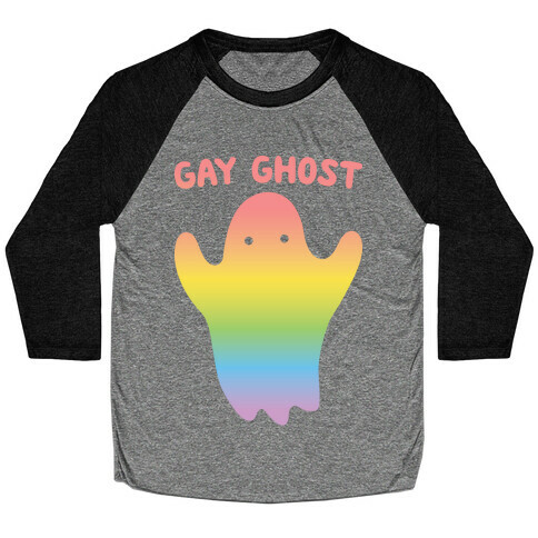 Gay Ghost Baseball Tee