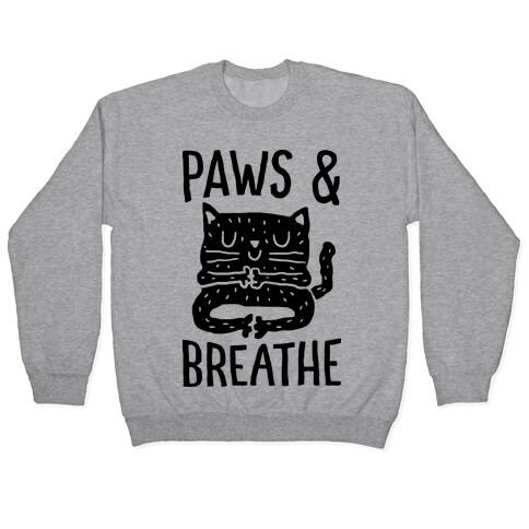 Paws And Breathe Yoga Cat Pullover