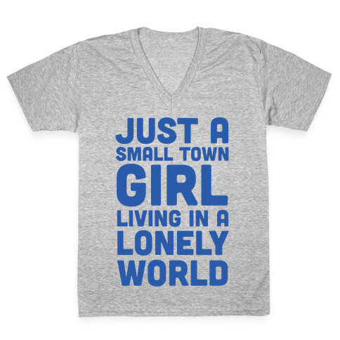 Just a Small Town Girl (1 of 2 Pair) V-Neck Tee Shirt