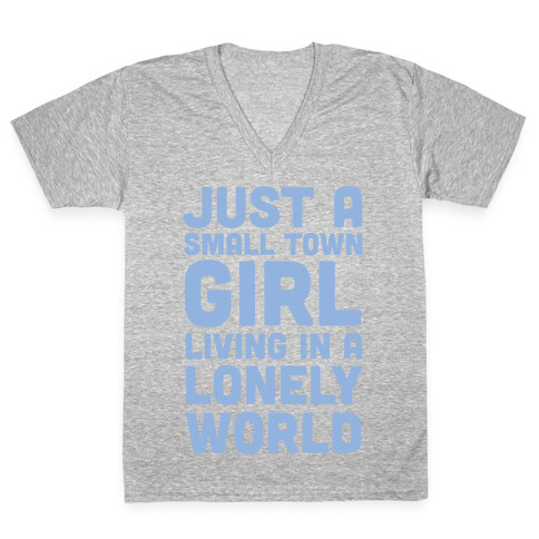 Just a Small Town Girl (1 of 2 Pair) V-Neck Tee Shirt