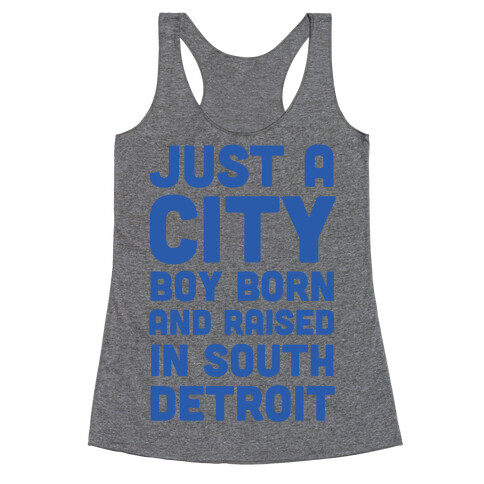 Just a City Boy (1 of 2 Pair) Racerback Tank Top