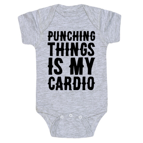 Punching Things Is My Cardio Baby One-Piece