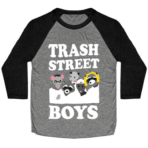Trash Street Boys Baseball Tee