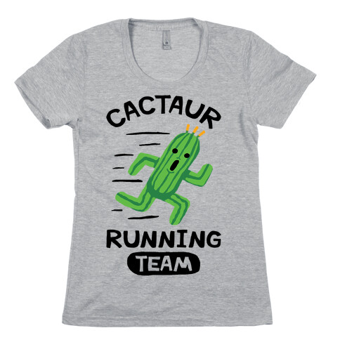 Cactaur Running Team Womens T-Shirt