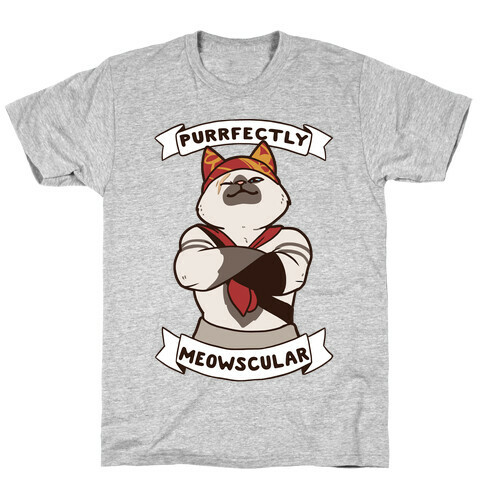 Purrfectly Meowscular  T-Shirt