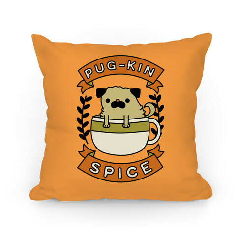 Pugkin Spice Pillow