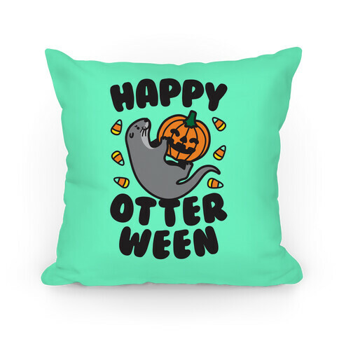 Happy Otterween Pillow