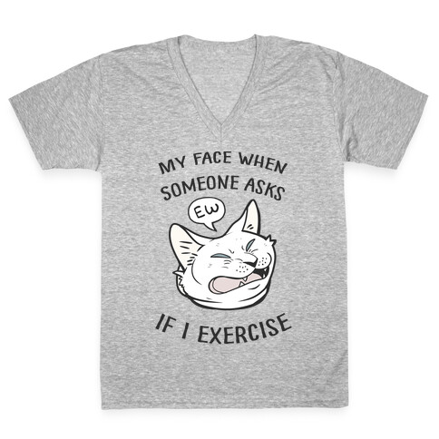 Ew, Exercise V-Neck Tee Shirt