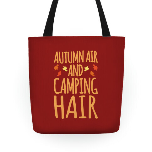 Autumn Air And Camping Hair Tote